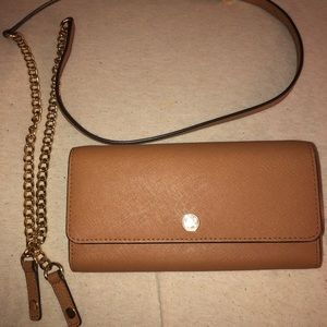 Michael Kors wallet with crossbody strap